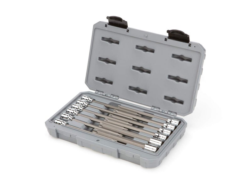 TEKTON 3/8 Inch Drive Long Torx Bit Socket Set, 12-Piece (T10-T60) | SHB91305 - Image 2